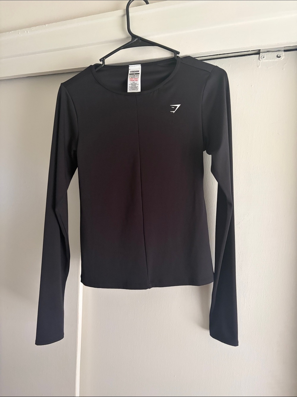 Gymshark Black Women's Long-Sleeve Athletic Top